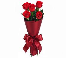 Букет 5 Красных роз Эдлесс Лав в Азнакаево