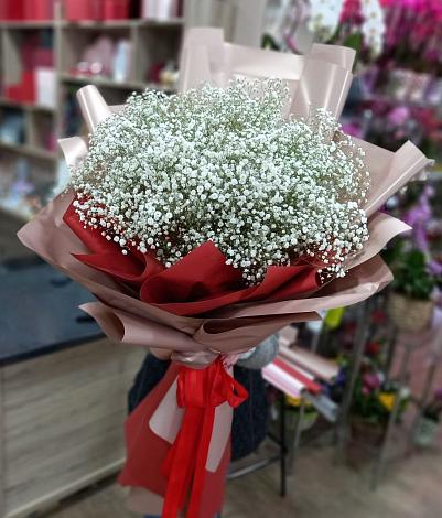 Букет цветов из: Гипсофила в Азнакаево