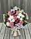 Букет цветов из: Альстромерии, Гвоздики, Розы и Хризантемы в Азнакаево