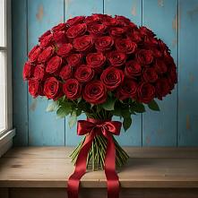 Букет Красные розы Блэк Меджик в Азнакаево