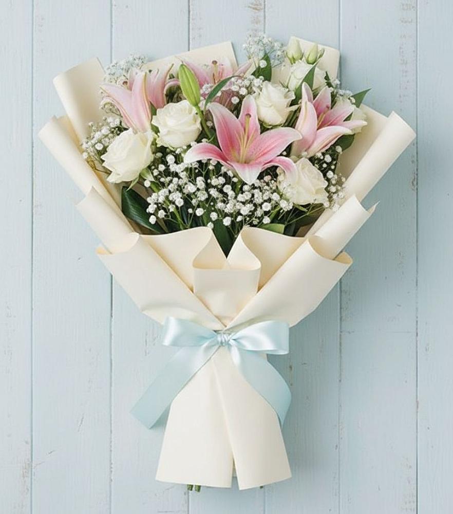 Букет цветов из: Лилии в Азнакаево