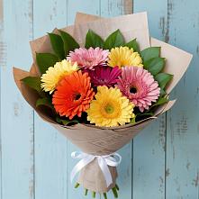 Букет цветов из:  Герберы #REPLACE_PRED# Азнакаево
