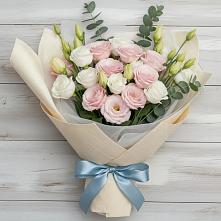 Букет цветов из:  Лизиантусы #REPLACE_PRED# Азнакаево