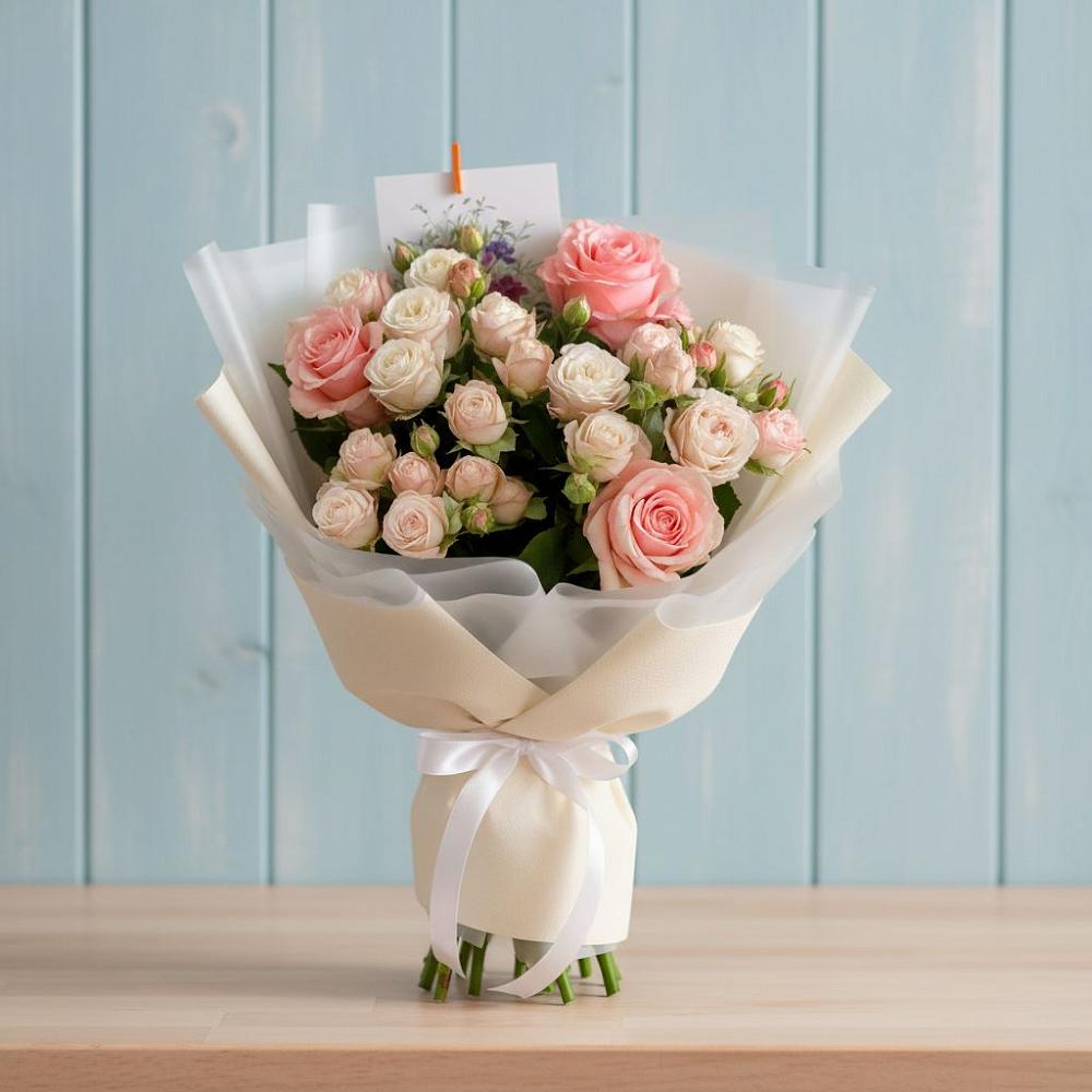 Букет цветов из: Розы в Азнакаево