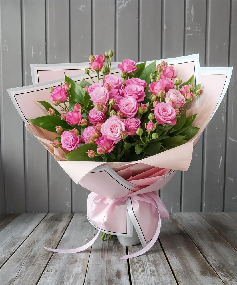 Букет Розовый кустик в Азнакаево