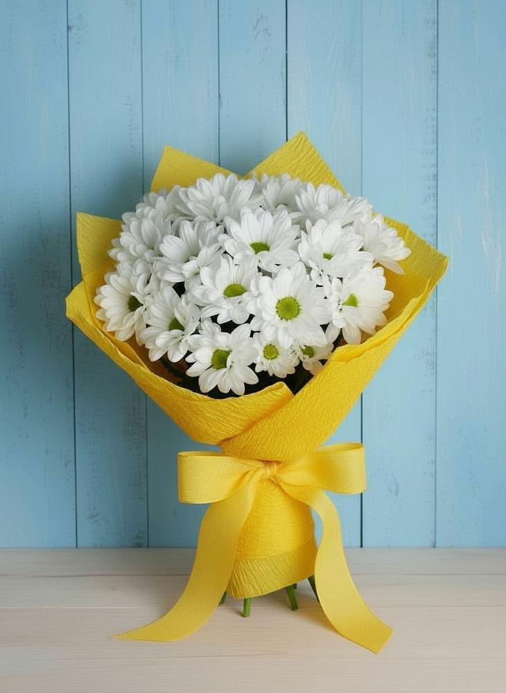 Букет цветов из: Хризантемы в Азнакаево