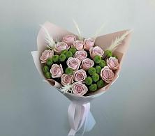 Букет цветов из:  Розы и Хризантемы #REPLACE_PRED# Азнакаево