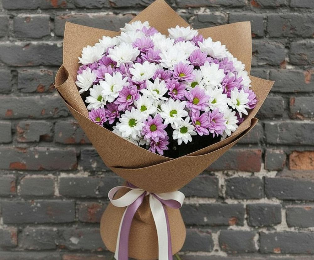 Букет цветов из: Хризантемы в Азнакаево