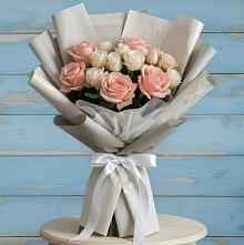 Букет цветов из:  Розы #REPLACE_PRED# Азнакаево