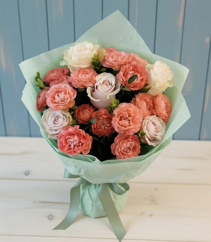 Букет цветов из: Розы в Азнакаево