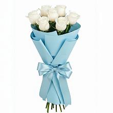 Букет 7 белых роз Проуд #REPLACE_PRED# Азнакаево