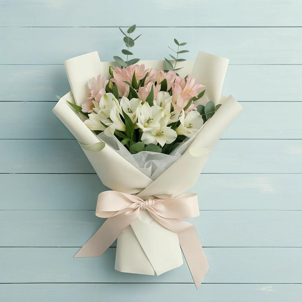 Букет цветов из: Альстромерии в Азнакаево