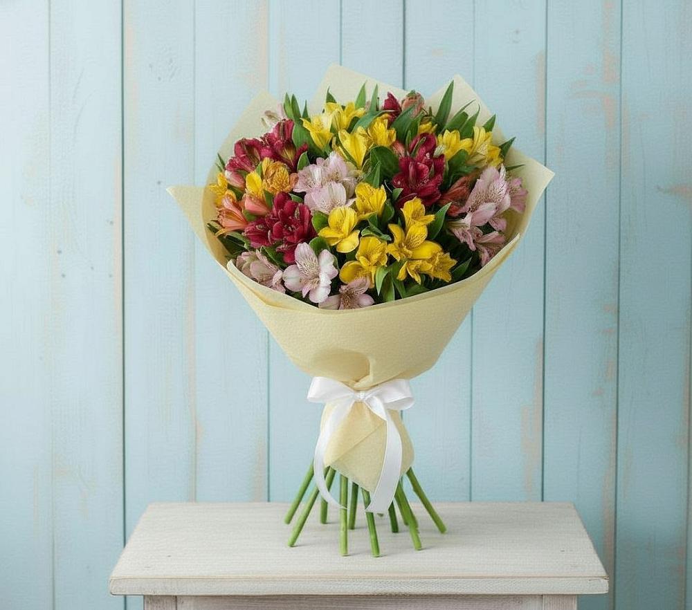 Букет цветов из: Альстромерии в Азнакаево