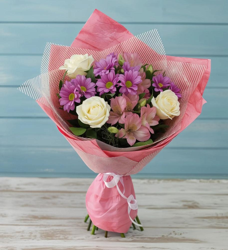 Букет цветов из: Герберы в Азнакаево