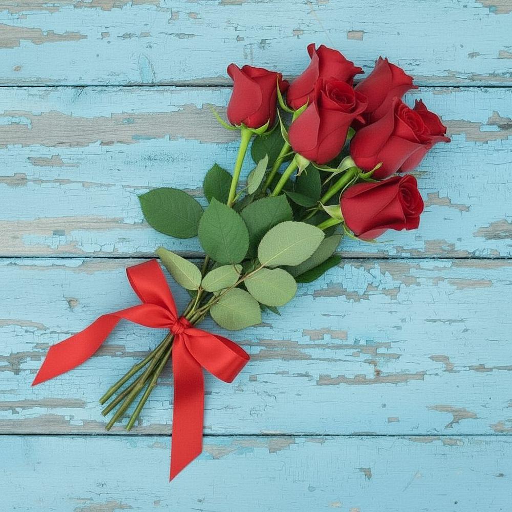 Букет Красные розы в Азнакаево