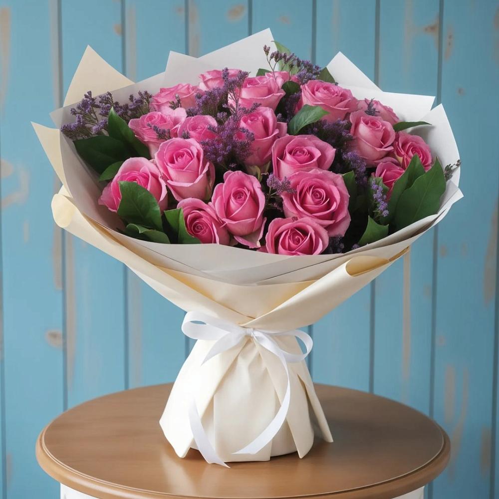 Букет цветов из: Розы в Азнакаево