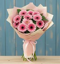 Букет цветов из:  Герберы в Азнакаево
